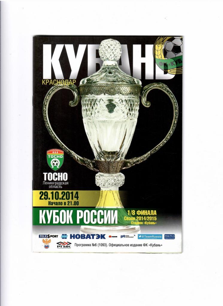Кубань-Тосно 2014 Кубок России