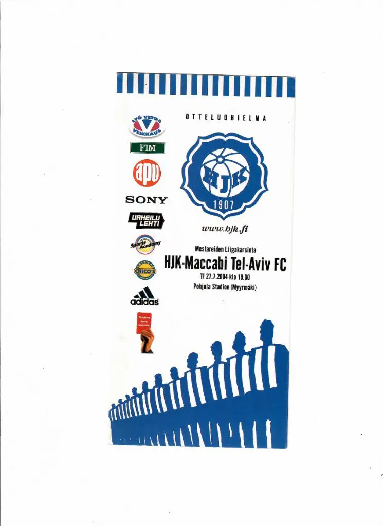 ХИК Финляндия - Маккаби Тель-Авив 2004 Лига чемпионов