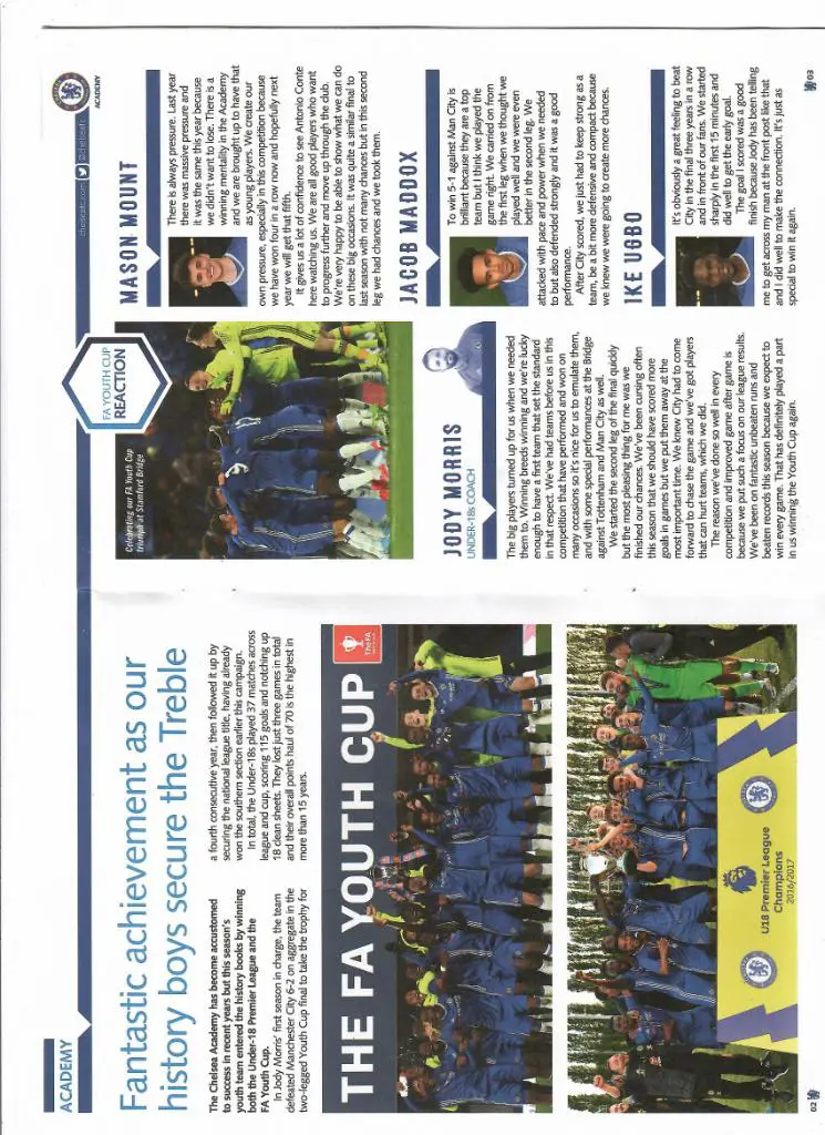 Академия Челси 2017 Буклет 1