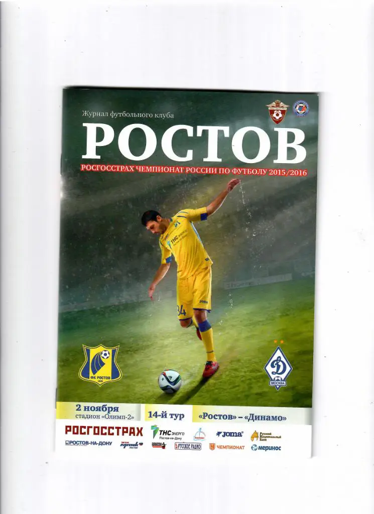 Ростов-Динамо Москва 2015