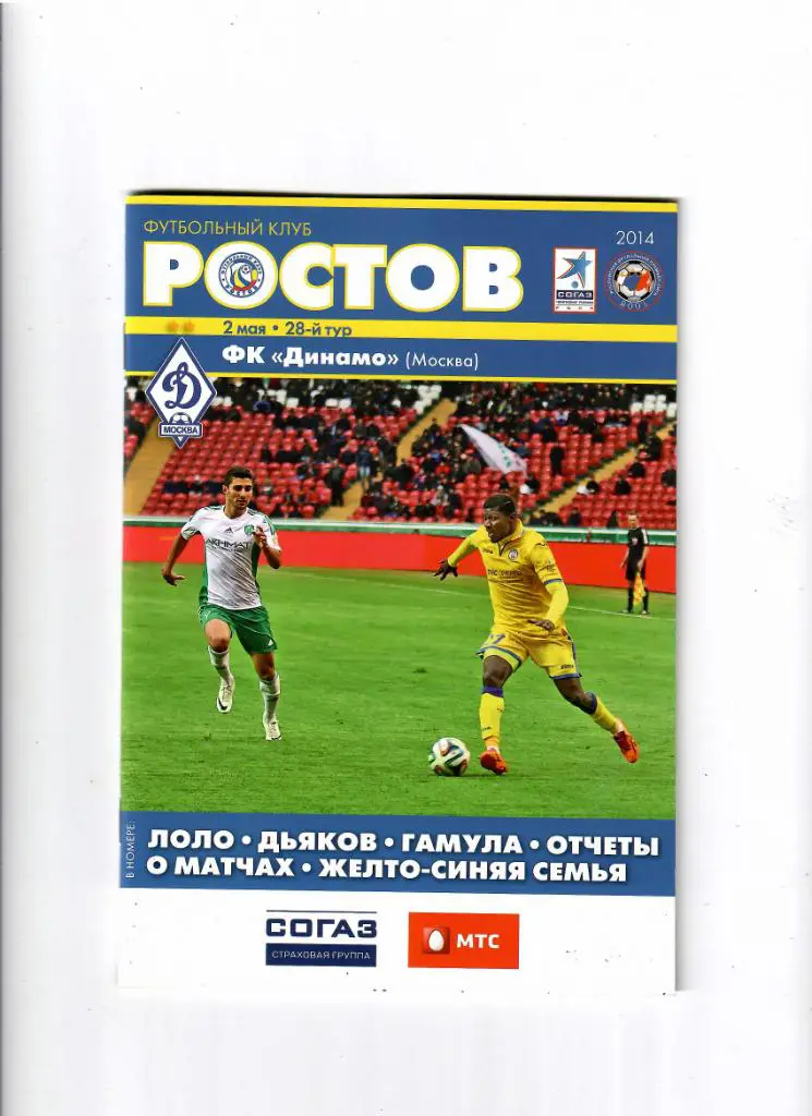 Ростов-Динамо Москва 2014