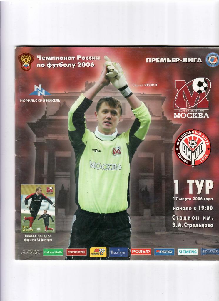 ФК Москва-Амкар 2006