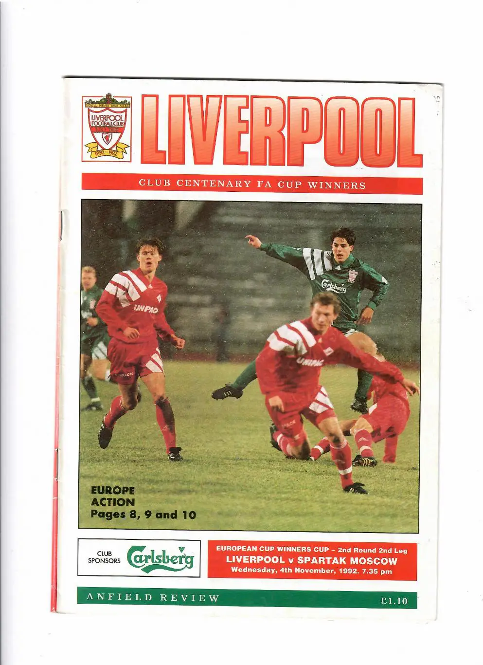 Ливерпуль-Спартак 1992