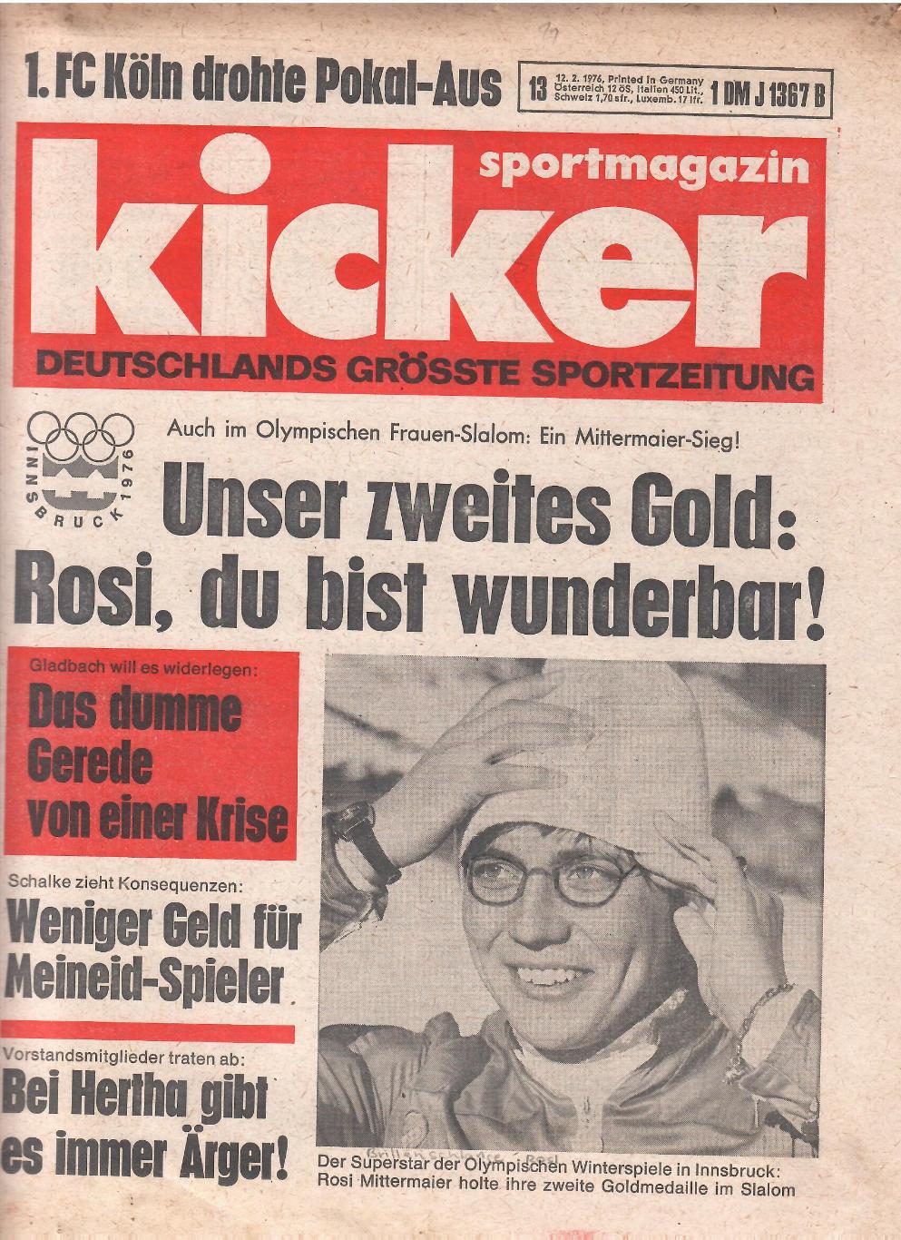 Киккер № 13 1976
