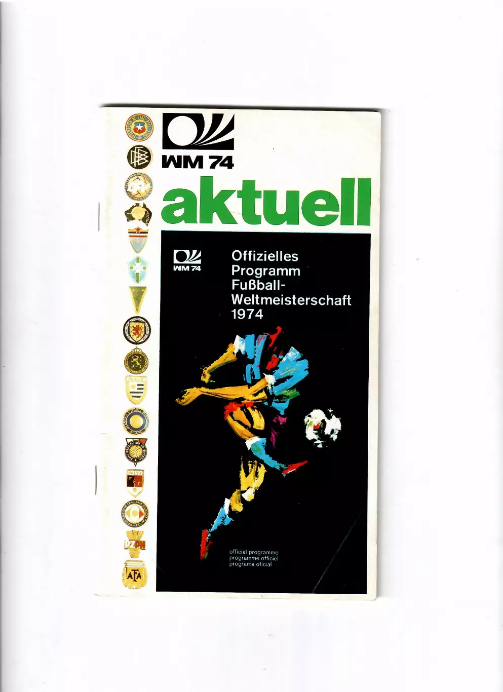 Чемпионат мира 1974 ФРГ Официальная программа