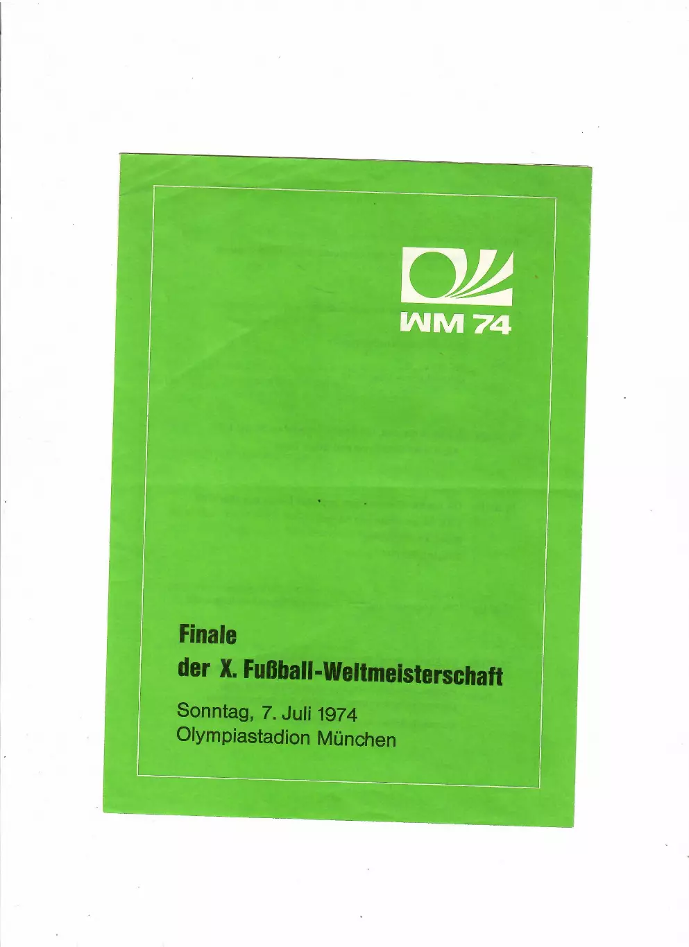 Чемпионат мира 1974 ФРГ-Нидерланды Финал