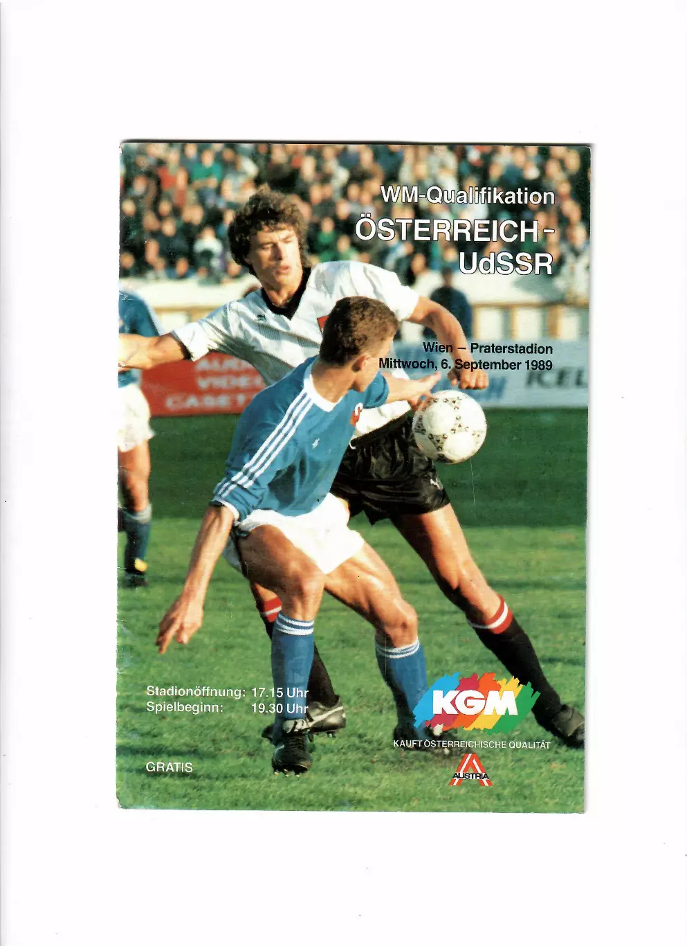 Австрия-СССР 1989