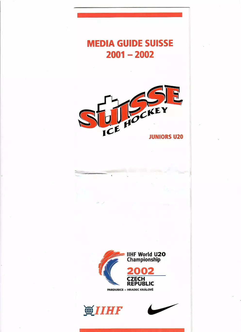 Чемпионат мира 2002 (U-20) Швейцария медиа-гайд