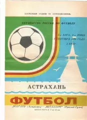 Волгарь Астрахань-Металлург Красный Сулин 1994
