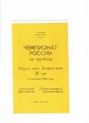 Атоммаш Волгодонск-Ростсельмаш-2 1993