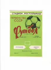 Ростсельмаш-Авангард Курск 1980