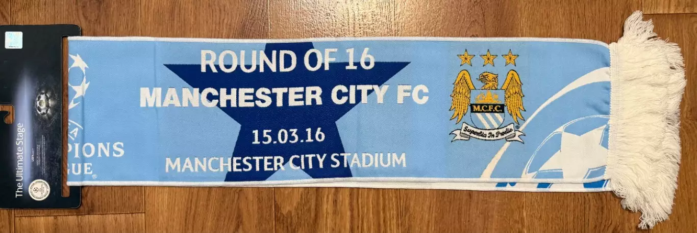 Матчевый шарф. Динамо - Манчестер Сити 1