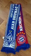Шарф матчевый. Динамо - Бавария. 2021 год