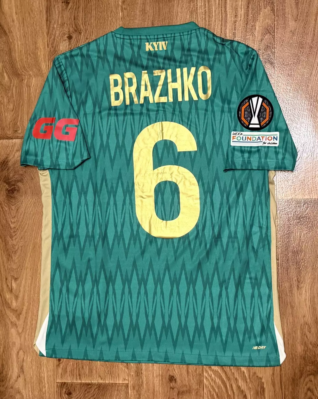 Футболка Динамо Киев. Бражко 1