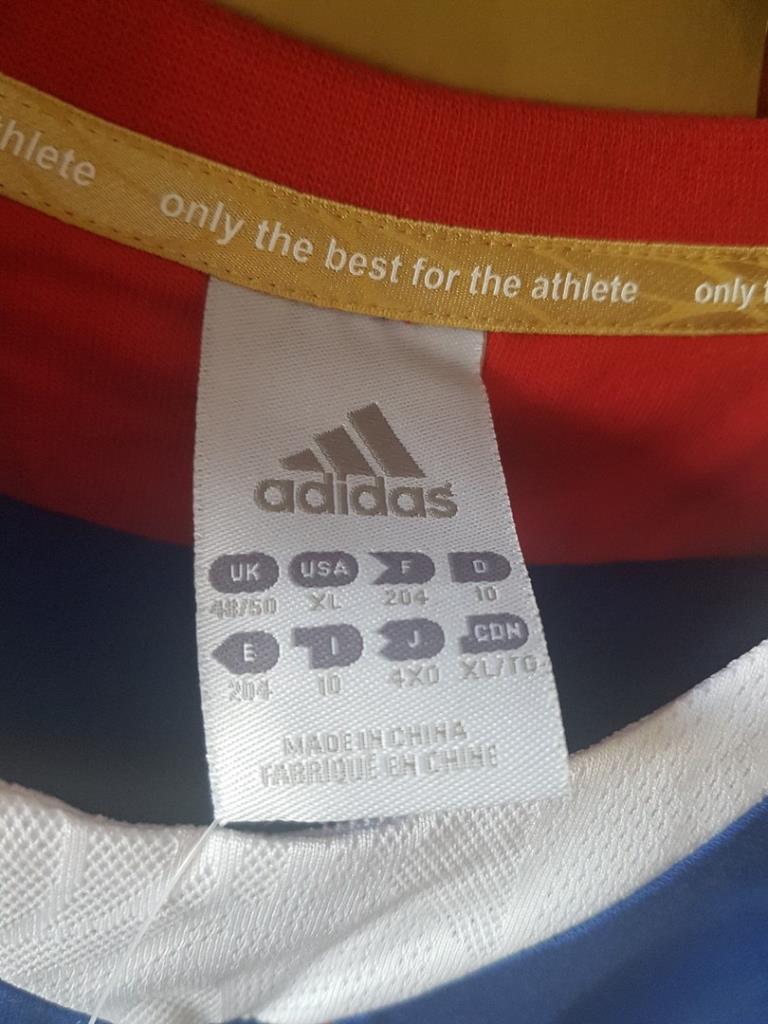 футболка сборной Франции (официальная, Адидас, размер ХХL), новая. 3