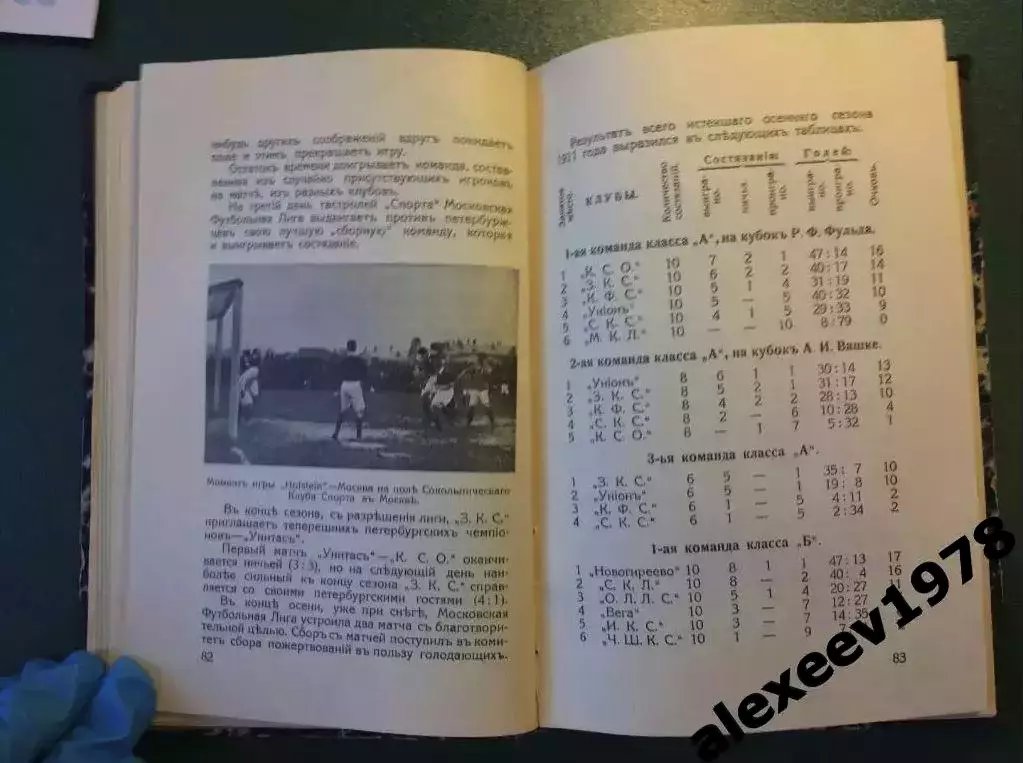 Ежегодник ВФС 1912 (Всероссийский футбольный союз ныне РФС), издание 1913 Москва 6