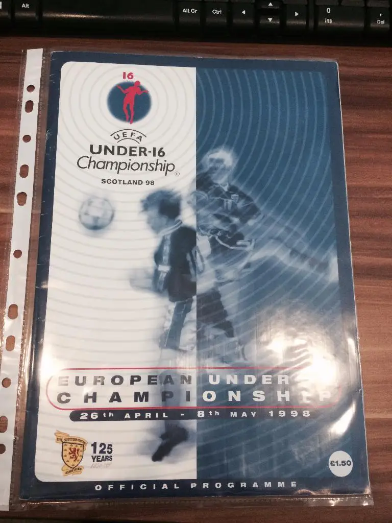 1998 Россия Украина финал юношеского чемпионата Европы U-16 в Шотландии