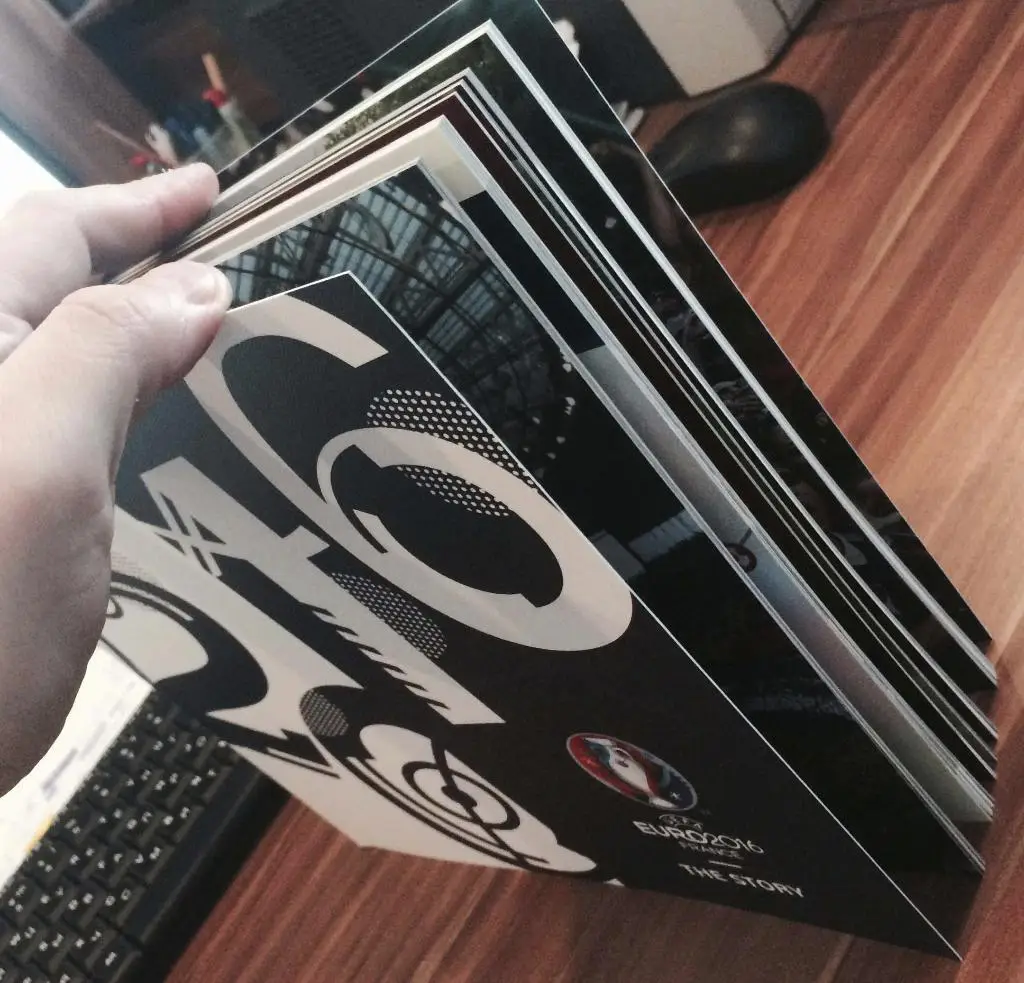 Евро-2016. Книга УЕФА. 210 страниц. Фото альбом. Статьи. Статистика. Россия 1