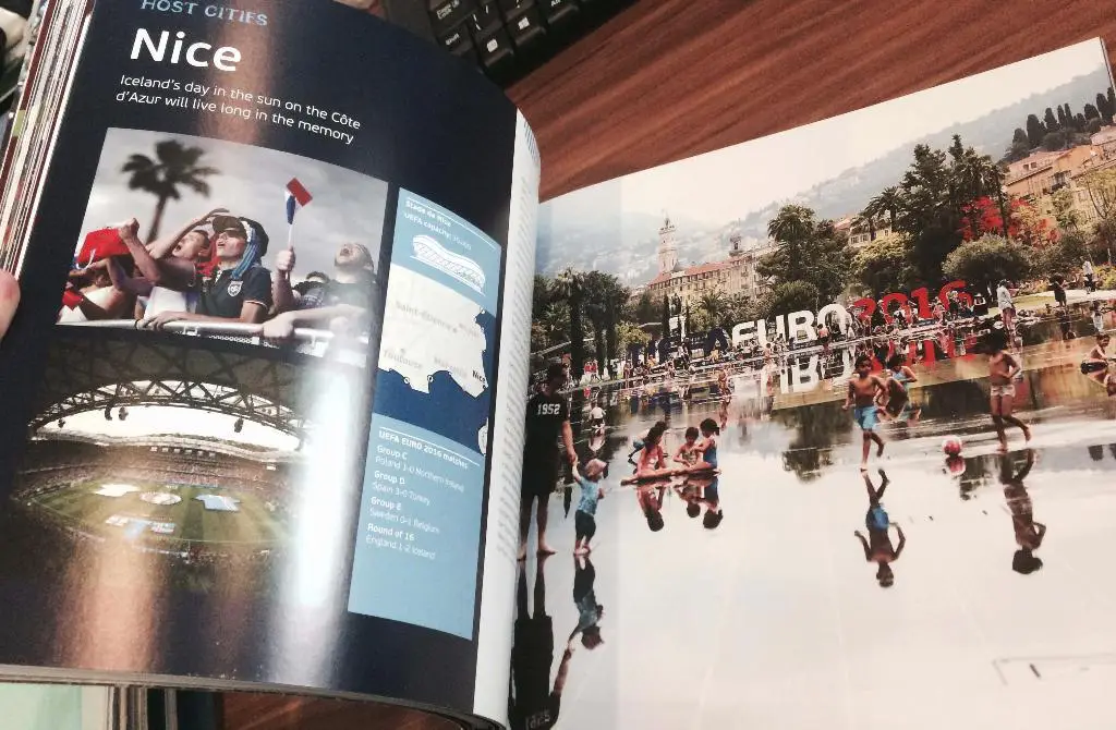 Евро-2016. Книга УЕФА. 210 страниц. Фото альбом. Статьи. Статистика. Россия 3