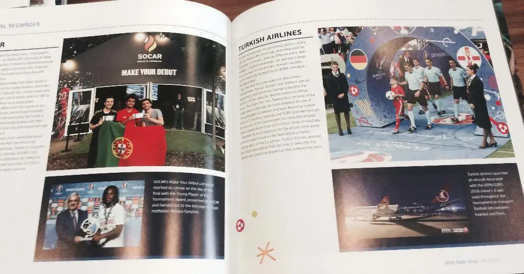 Евро-2016. Книга УЕФА. 210 страниц. Фото альбом. Статьи. Статистика. Россия 4