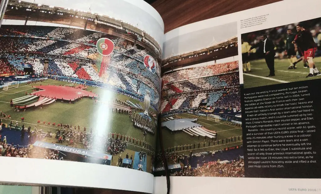 Евро-2016. Книга УЕФА. 210 страниц. Фото альбом. Статьи. Статистика. Россия 7