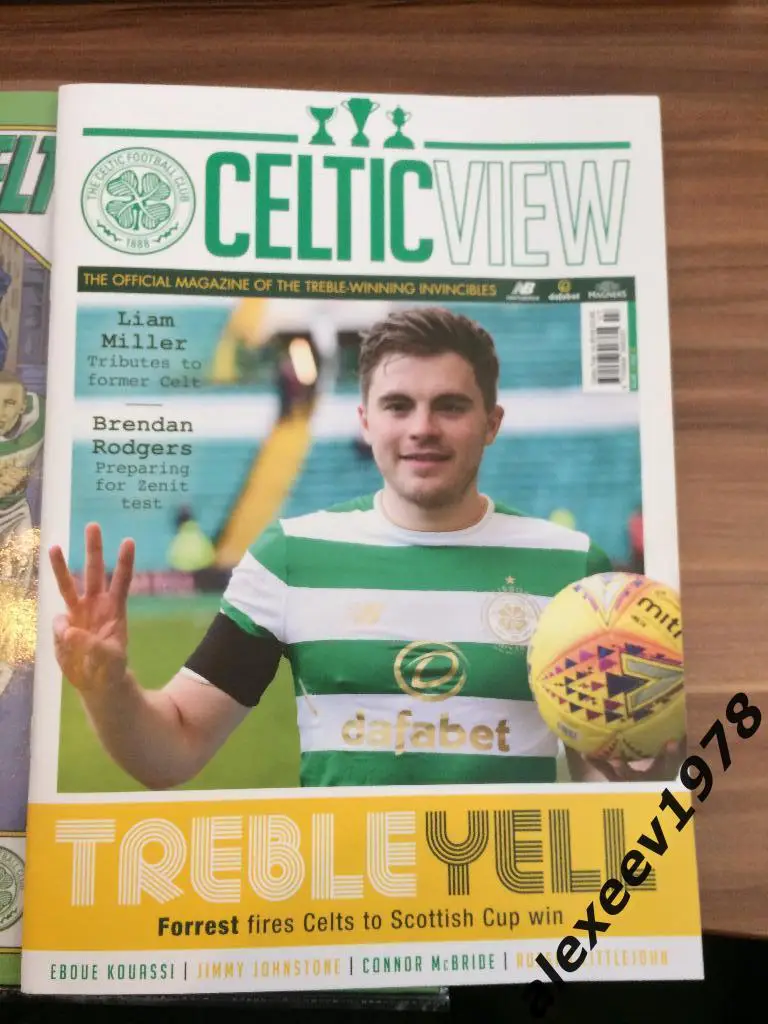 Селтик - Зенит 2018 Лига Европы - журнал Селтика с представлением Зенита