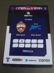 ЦСКА - Зенит Санкт-Петербург 23 июня 2024