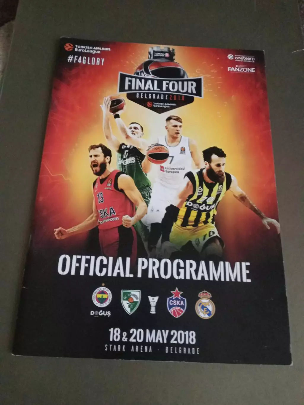 ЦСКА Реал Мадрид Жальгирис Фенербахче Финал Четырех 18-20 мая 2018 Белград