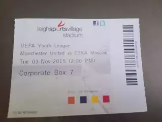 Маечестер Юнайтед U19 - ЦСКА U19 3 ноября 2015