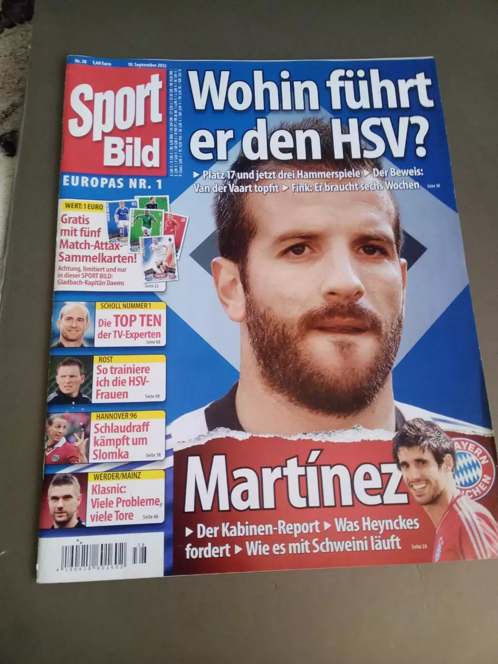Sport Bild 19 cентября 2012 ЕВРОПАС №1