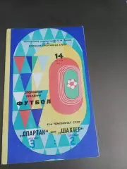Спартак Москва - Шахтер Донецк 14 августа 1982