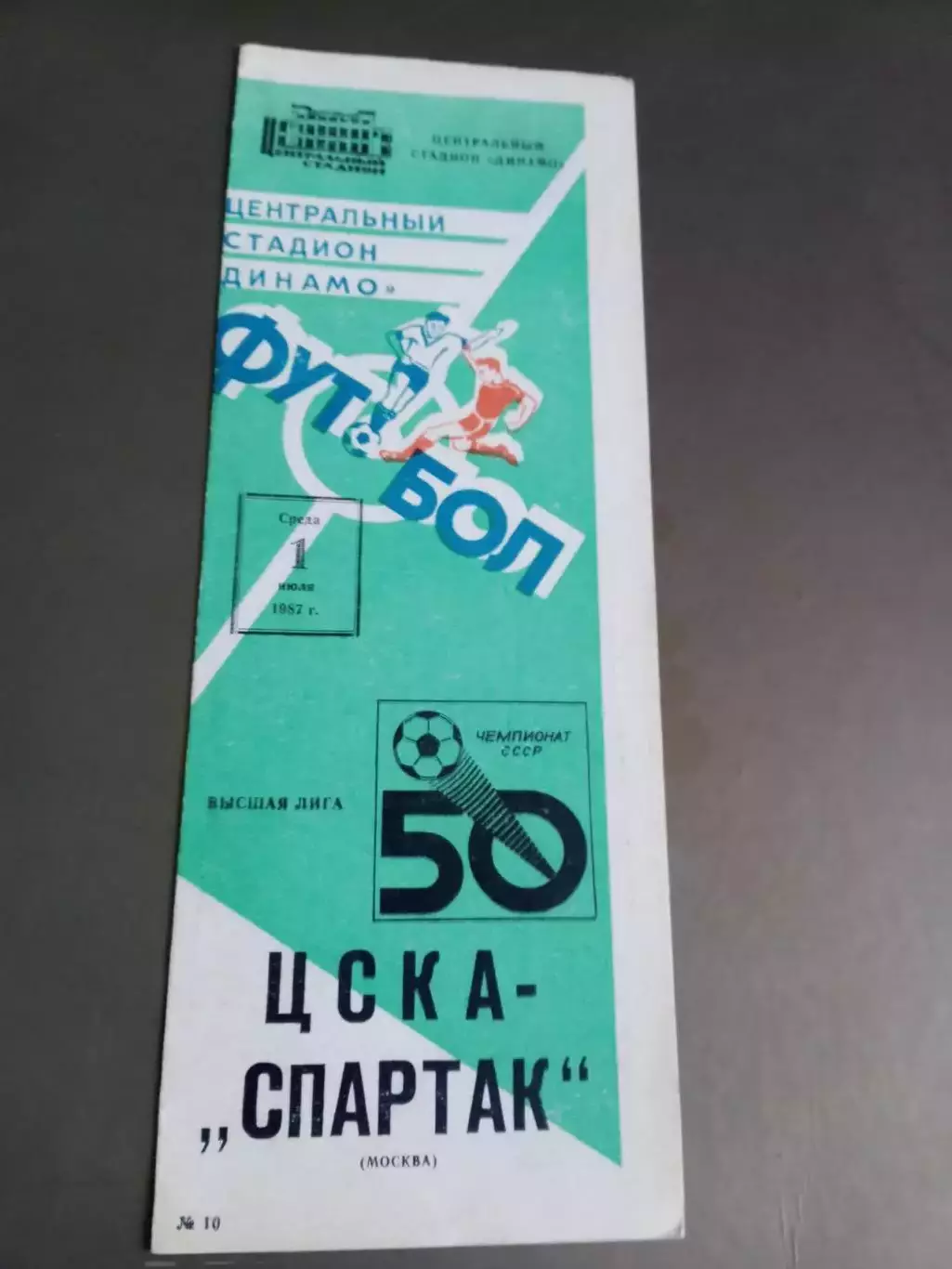 ЦСКА - Спартак Москва 1 июля 1987