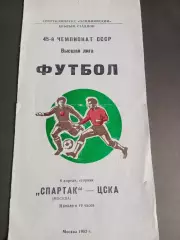 Спартак Москва - ЦСКА 6 апреля 1982