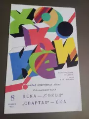 ЦСКА-Сокол КиевСпартак Москва-СКА Ленинград 8 ноября 1987