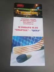 ЦСКА - Спартак Москва 18 января 2002