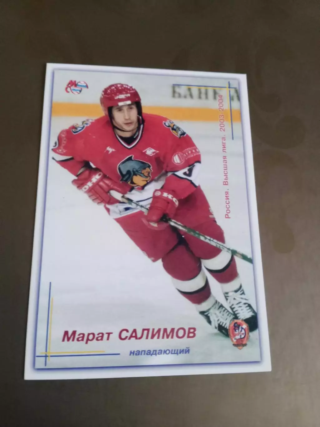 Салимов Марат Спартак Санкт Петербург Высшая Лига сезон 2003-04