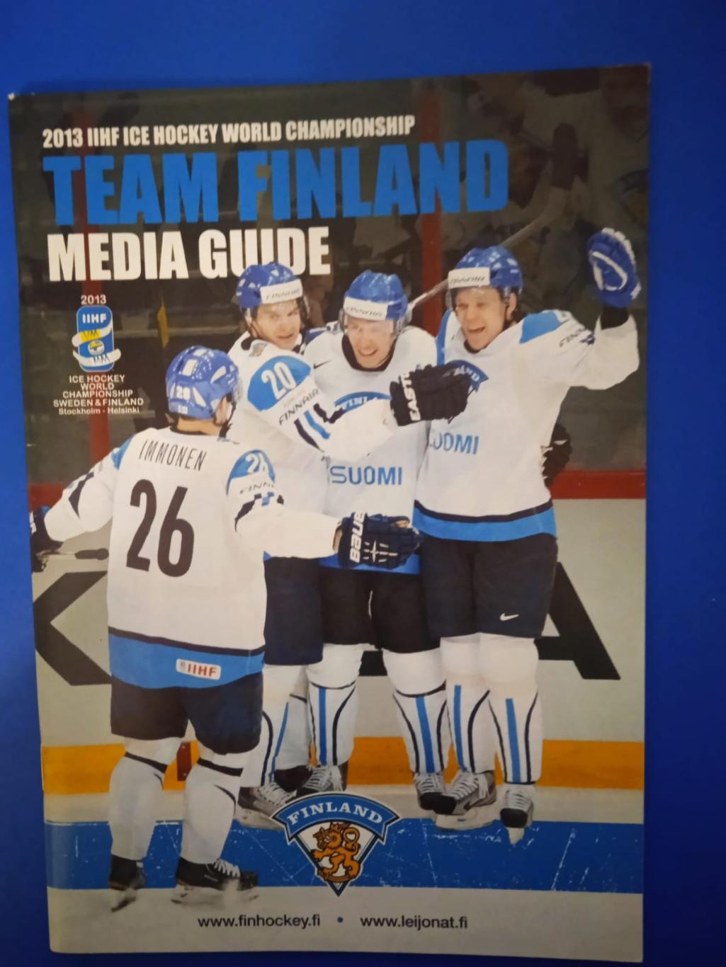 Чемпионат Мира 3-19 мая 2013 медиа -гайд Финляндия