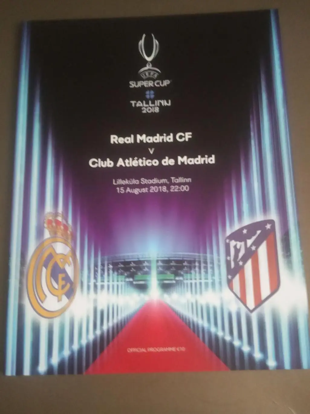 Реал Мадрид - Атлетико Мадрид 15 августа 2018 Таллин Суперкубок