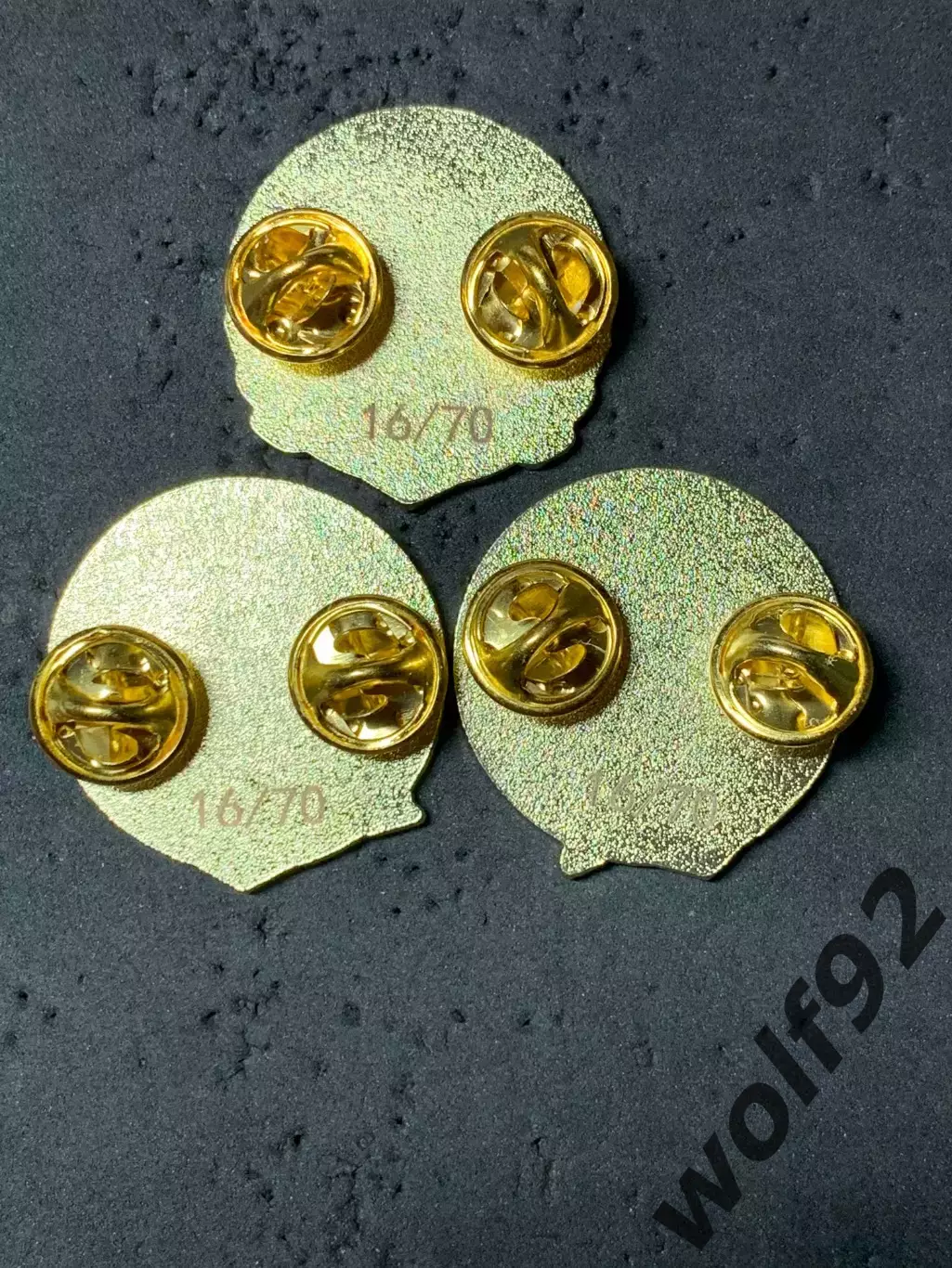 Знаки (набор 3 шт.) Хоккей ХК Спартак Москва 80 лет / 1946-2026 / 2026 2