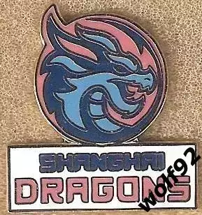 Знак Хоккей ХК Шанхайские Драконы Китай (1) / КХЛ / 2025