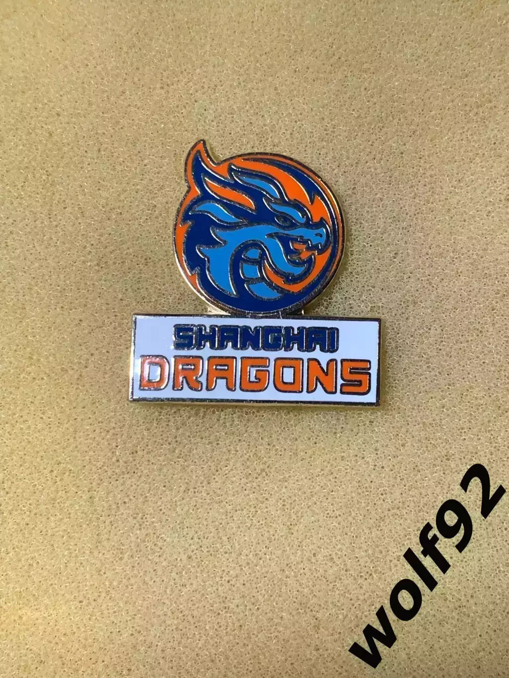 Знак Хоккей ХК Шанхайские Драконы Китай (1) / КХЛ / 2025 1