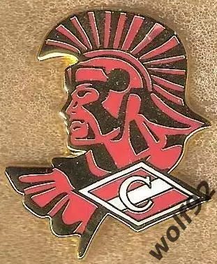 Знак Хоккей ХК Спартак Москва / Эмблема Гладиатор (Размер 30х25 мм) / 2026