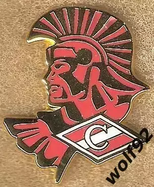 Знак Хоккей ХК Спартак Москва / Эмблема Гладиатор (Размер 30х25 мм) / 2026