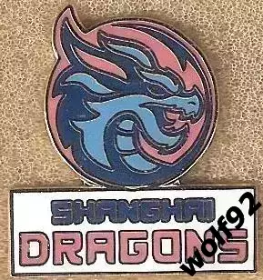 Знак Хоккей ХК Шанхайские Драконы Китай (1) / КХЛ / 2025