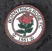 Знак ФК Бонниригг Роуз Шотландия (1) / Bonnyrigg Rose F.C. / 2016