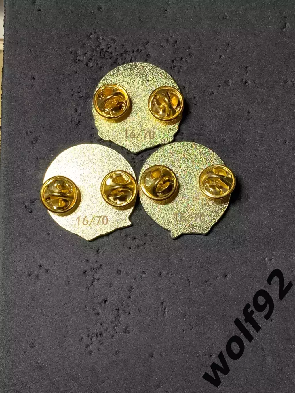 Знаки (набор 3 шт.) Хоккей ХК Спартак Москва 80 лет / 1946-2026 / 2026 3