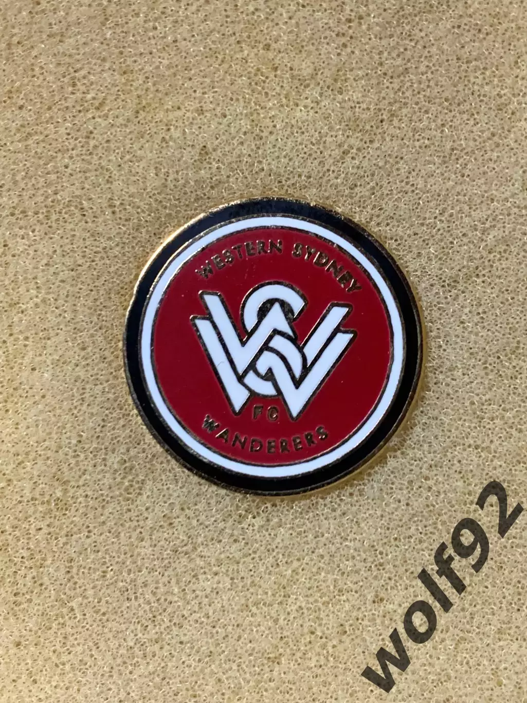 Знак ФК Уэстерн Сидней Уондерерс Австралия(1) /Western Sydney Wanderers FC /2015 1