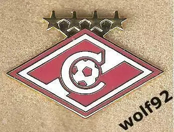 Знак Спартак Москва / Эмблема / Сезон 2021-22 (2) / (Размер 41х27 мм) / 2022