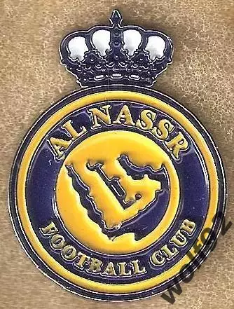 Знак ФК Аль-Наср Эр-Рияд Саудовская Аравия (1) /Al Nassr Football Club /2025