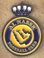 Знак ФК Аль-Наср Эр-Рияд Саудовская Аравия (1) /Al Nassr Football Club /2025